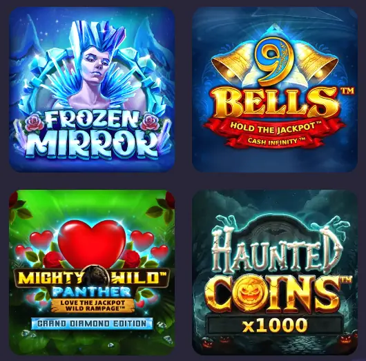 Spellen uit de categorie Bonus Wagering