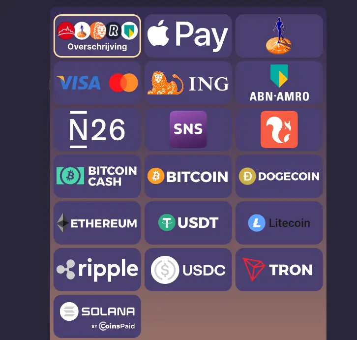 Betaalmethoden van Spinchester Casino, van kaarten tot crypto